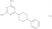 4-Methyl-6-(4-phenylpiperazinyl)pyrimidine-2-ylamine hydrochloride