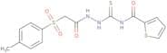 2-((4-Methylphenyl)sulfonyl)-N-(((2-thienylcarbonylamino)thioxomethyl)amino)ethanamide