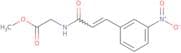 methyl 2-(3-(3-nitrophenyl)prop-2-enoylamino)acetate