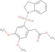 Methyl 2-(2-(indolin-1-ylsulfonyl)-4,5-dimethoxyphenyl)acetate