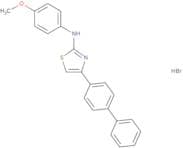 (4-methoxyphenyl)(4-(4-phenylphenyl)(2,5-thiazolyl))amine, hydrobromide