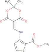 Methyl 3-(((4,4-dimethyl-2,6-dioxo-3,5-dioxanylidene)methyl)amino)thiophene-2-carboxylate