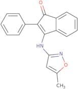 3-((5-Methylisoxazol-3-yl)amino)-2-phenylinden-1-one