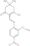 2-(((2-methoxy-4-nitrophenyl)amino)methylene)-5,5-dimethylcyclohexane-1,3-dione