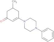 5-Methyl-3-(4-phenylpiperazinyl)cyclohex-2-en-1-one