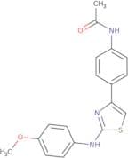 N-(4-(4-((4-methoxyphenyl)amino)-3,5-thiazolyl)phenyl)ethanamide