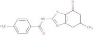 N-(5-Methyl-7-oxo(4,5,6-trihydrobenzothiazol-2-yl))(4-methylphenyl)formamide