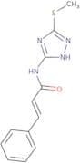 N-(4-methylthio(3H-2,3,5-triazolyl))-3-phenylprop-2-enamide