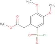 Methyl 2-(2-(chlorosulfonyl)-4,5-dimethoxyphenyl)acetate
