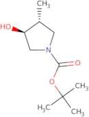 tert-Butyl (3S,4R)-3-hydroxy-4-methylpyrrolidine-1-carboxylate