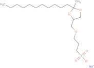 3-[(2-Methyl-2-undecyl-1,3-dioxolan-4-yl)methoxy]-1-propanesulfonate sodium