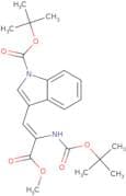 Methyl bis-3-(N,2N-di-boc)-indolyl acrylate
