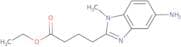 1-Methyl-5-amino-1H-benzimidazole-2-butanoic acid ethyl ester