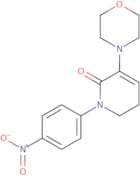 3-(4-Morpholinyl)-1-(4-nitrophenyl)-5,6-dihydro-2(1H)-pyridinone