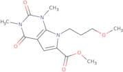 methyl 7-(3-methoxypropyl)-1,3-dimethyl-2,4-dioxo-2,3,4,7-tetrahydro-1h-pyrrolo[2,3-d]pyrimidine-6…