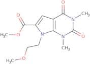 methyl 7-(2-methoxyethyl)-1,3-dimethyl-2,4-dioxo-2,3,4,7-tetrahydro-1h-pyrrolo[2,3-d]pyrimidine-6-…