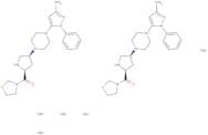 3-[[(2S,4S)-4-[4-(3-Methyl-1-phenyl-1H-pyrazol-5-yl)-1-piperazinyl]-2-pyrrolidinyl]carbonyl]-thiaz…