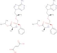 1-Methylethyl N-((S)-(((1R)-2-(6-amino-9H-purin-9-yl)-1-methylethoxy)methyl)phenoxyphosphinoyl)-L-…