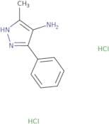 3-Methyl-5-phenyl-1H-pyrazol-4-amine dihydrochloride