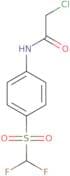 2-Chloro-N-(4-difluoromethanesulfonylphenyl)acetamide