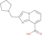 2-(Pyrrolidin-1-ylmethyl)imidazo[1,2-a]pyridine-8-carboxylic acid
