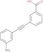 3-[2-(3-Aminophenyl)ethynyl]benzoic acid