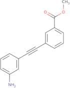 Methyl 3-[2-(3-aminophenyl)ethynyl]benzoate