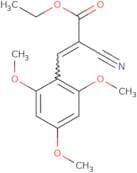 Ethyl 2-nitrilo-3-(2,4,6-trimethoxyphenyl)-prop-2-enoate