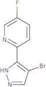2-(4-Bromo-1H-pyrazol-3-yl)-5-fluoropyridine