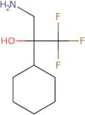 3-Amino-2-cyclohexyl-1,1,1-trifluoropropan-2-ol