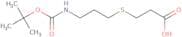 3-[(3-{[(tert-Butoxy)carbonyl]amino}propyl)sulfanyl]propanoic acid