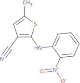 2-(2-Nitroanilino)-5-methylthiophene-3-carbonitrile