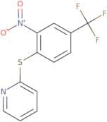 2-Nitro-1-(2-pyridylthio)-4-(trifluoromethyl)benzene