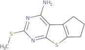 10-Methylsulfanyl-7-thia-9,11-diazatricyclo[6.4.0.02,6]dodeca-1(12),2(6),8,10-tetraen-12-amine