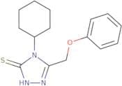 4-Cyclohexyl-3-(phenoxymethyl)-4,5-dihydro-1H-1,2,4-triazole-5-thione