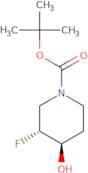 trans-1-BOC-3-Fluoro-4-hydroxypiperidine