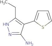 3-Ethyl-4-(thiophen-2-yl)-1H-pyrazol-5-amine
