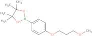 2-[4-(3-Methoxypropoxy)phenyl]-4,4,5,5-tetramethyl-1,3,2-dioxaborolane