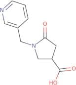5-Oxo-1-(pyridin-3-ylmethyl)pyrrolidine-3-carboxylic acid