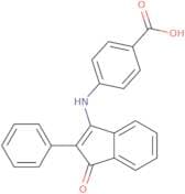 4-((1-oxo-2-phenylinden-3-yl)amino)benzoic acid