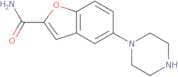 5-(Piperazin-1-yl)benzofuran-2-carboxamide