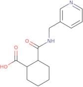 2-(N-(3-Pyridylmethyl)carbamoyl)cyclohexanecarboxylic acid