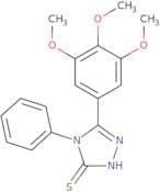 4-Phenyl-3-(3,4,5-trimethoxyphenyl)-1,2,4-triazoline-5-thione