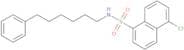 N-(6-Phenylhexyl)-5-chloro-1-naphthalenesulfonamide