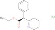 (aS,2S)-α-Phenyl-2-piperidineacetic acid Ethyl ester hydrochloride