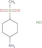 rac-(1S,4S)-4-Methanesulfonylcyclohexan-1-amine hydrochloride