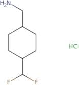 1-[4-(Difluoromethyl)cyclohexyl]methanamine hydrochloride
