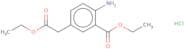 Ethyl 2-amino-5-(2-ethoxy-2-oxoethyl)benzoate hydrochloride