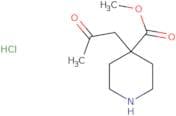 Methyl 4-(2-oxopropyl)piperidine-4-carboxylate hydrochloride