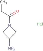1-(3-Aminoazetidin-1-yl)propan-1-one hydrochloride
